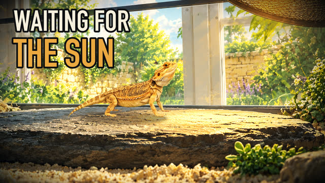 Painted Pet Wild Side scene for Why Lizards Wait for the Sun