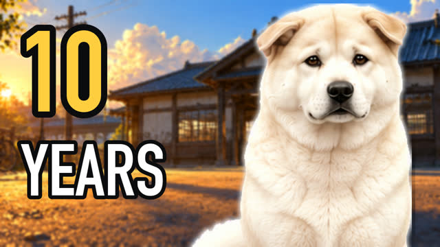 Painted Pet Wild Side scene for This Dog Waited at a Train Station for Almost 10 Years